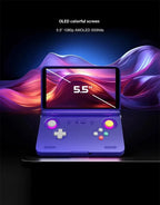 Retroid Pocket Flip2 Retro Handheld-Spielekonsole 5,5 Zoll Touch AMOLED-Bildschirm 1080P SD865 Android 13 Wifi6 Tragbarer Videoplayer