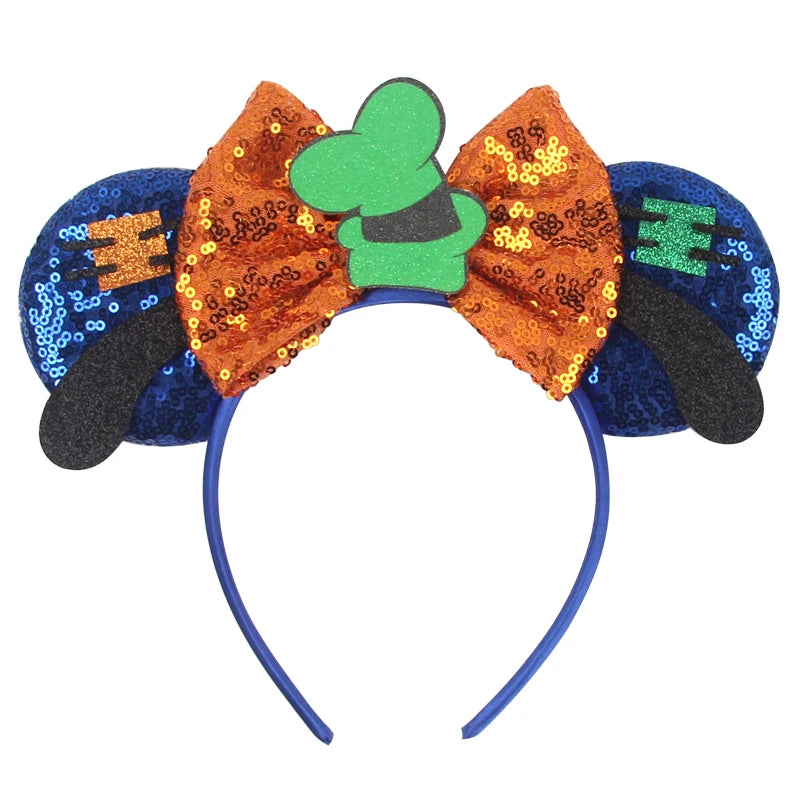 Prinzessin Haarreif mit Pailletten-Bogen – Disney-Motive, Halloween & Party | Damen & Kinder