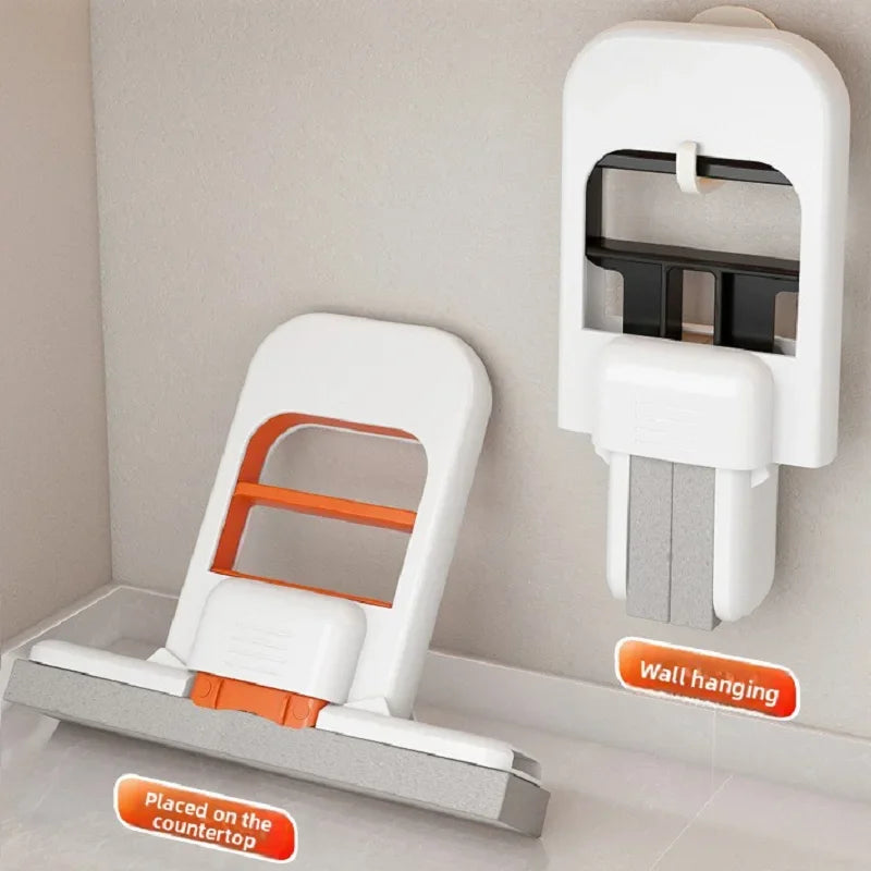 NEU Mini-Schwammmopp, freihändiger Waschmopp, tragbarer Mini-Mopp mit super saugfähigem Mopp für die Reinigung von Schreibtischböden, Badezimmern, Küchen, Glas und Autos