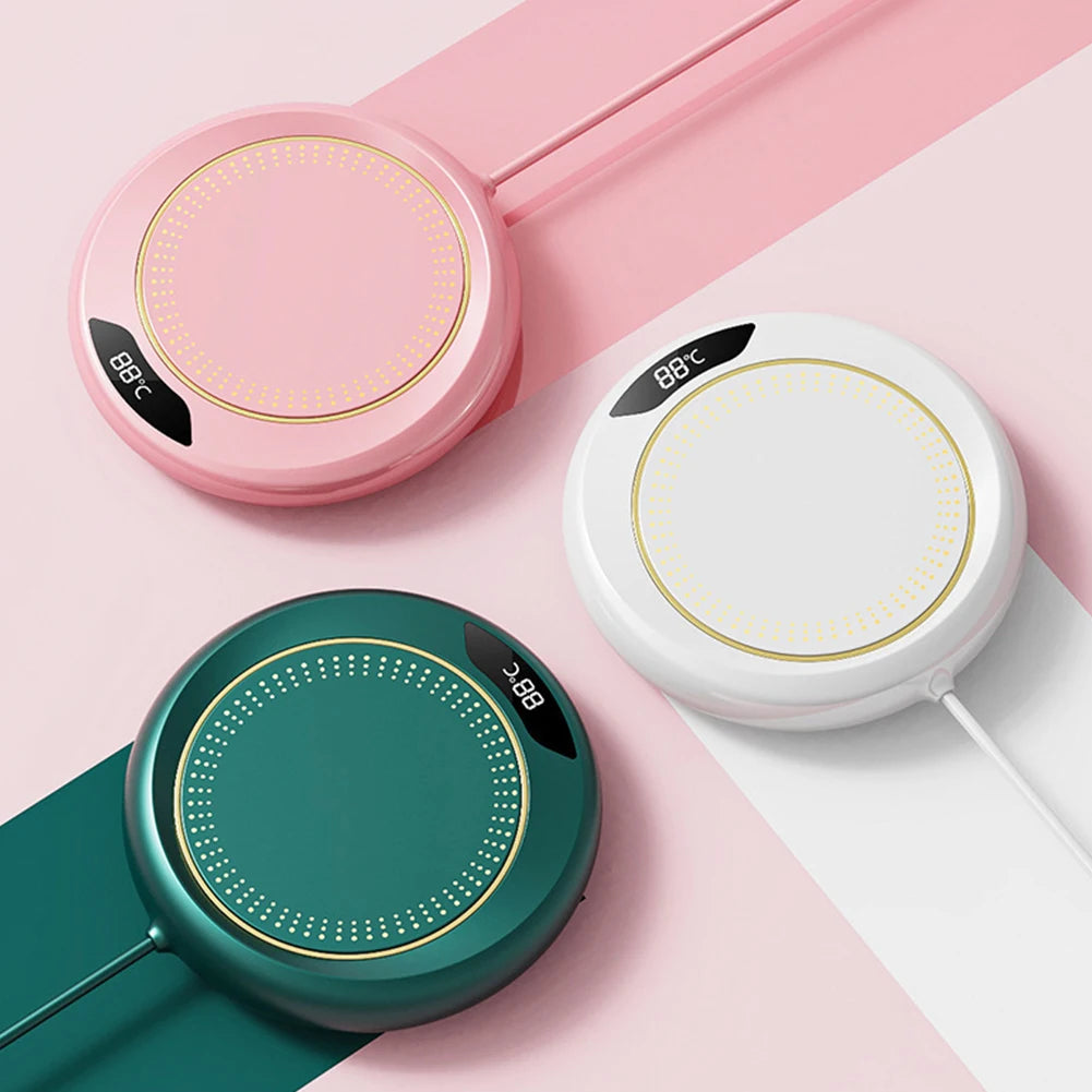 USB-Tassenwärmer, Kaffeetasse, Heizuntersetzer, 3 Temperatureinstellungen, thermostatische Heizplatte, Milch, Tee, Wasser, Heizkissen, Tassenheizung