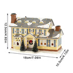 Weihnachts dorf beleuchtet Ornament, Weihnachts ferien Dorf Schnee dorf für Urlaub Dekorationen Griswold Stil Haus