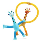 Kinder Saugnapf Spielzeug Pop Tubes Stress Relief Teleskop Giraffe Hand Spielzeug Sensorischen Faltenbalg Spielzeug Anti-stress Squeeze Spielzeug geschenk