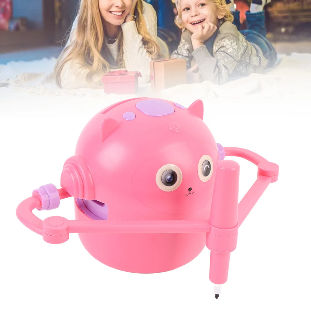 Interaktiver Zeichenroboter, Zeichenroboter, interaktiver pädagogischer Selbstzeichnungsroboter für Kinder, Kunst, Künstler, Malen, Lernen
