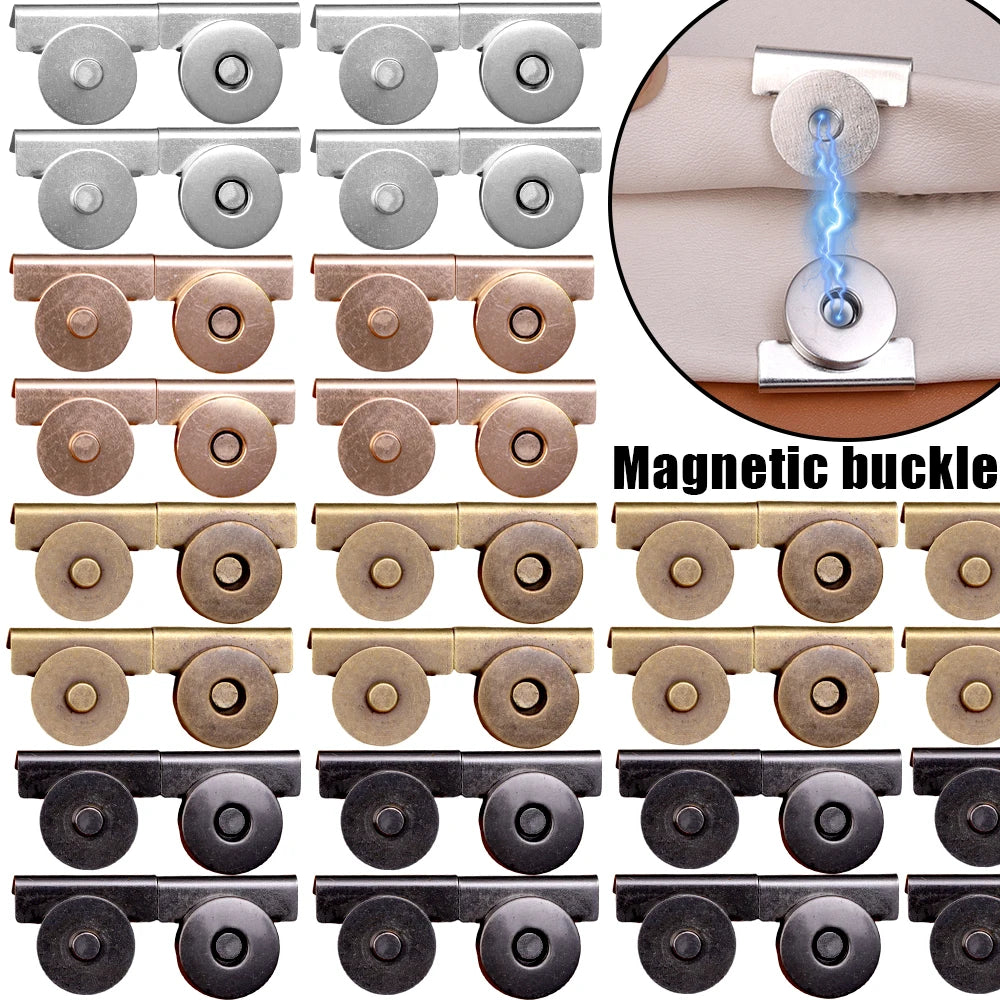 Magnet-Druckknöpfe, Verschlüsse für Handtaschen, Geldbörsen und Portemonnaies, DIY-Basteltaschen
