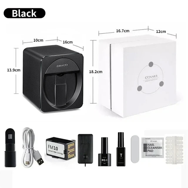 Original mobiler Nageldrucker 3D professioneller digitaler Nageldrucker Artpro Nagellackdrucker für Nagelstudio und Personen