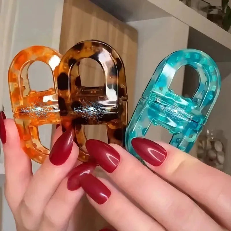 Magnetische Haarklammer mit starkem Halt – Flache Haarspange ohne Knicke für Damen