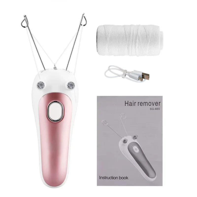 Elektrischer Faden-Epilierer für Damen – Schmerzlos, USB-aufladbar | Gesicht & Körper