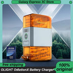OLIGHT OstationX 3-in-1 Smart-Akkuladegerät AA/AAA Ni-MH wiederaufladbares Batterieladegerät Ladebox Nickel-Metallhydrid-Batterien Gehäuse
