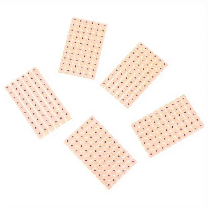 600/1200PCS Entspannung Ohr Aufkleber, Therapie Nadel Patch, Ohr Akupunktur, Nadel Ohr Massage, Pflege Auriculotherapie, Vaccaria Samen