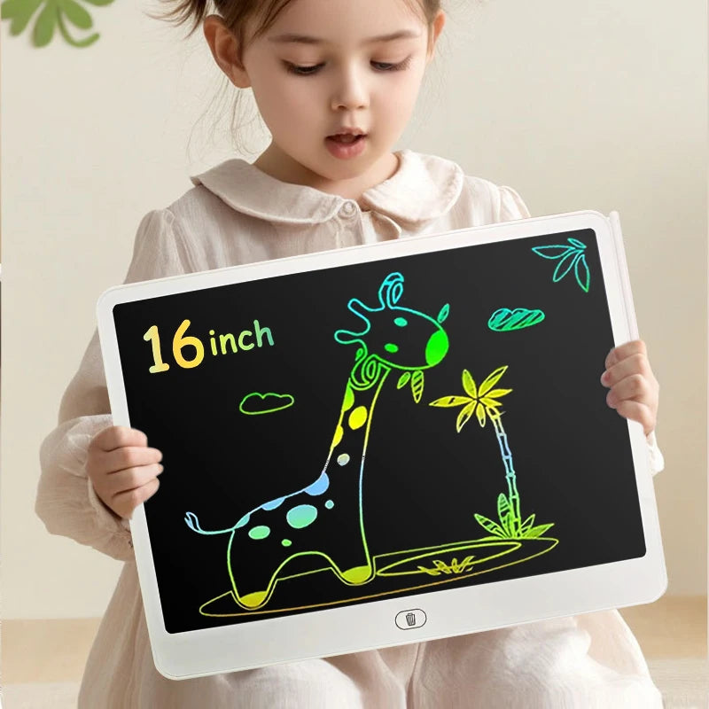 16/13/11 Zoll LCD Schreibtafel Zeichentablett Kinder Schreiben Malen Kinder Lernspielzeug für 3, 4, 5, 6, 7, 8 Jahre Mädchen Jungen
