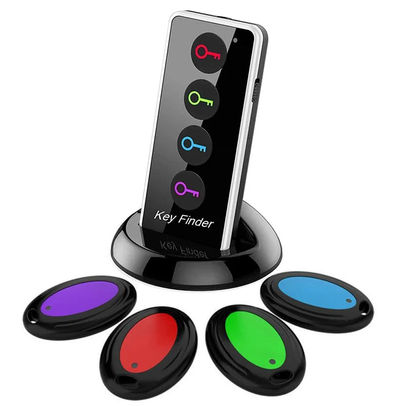 Neuer 4-in-1 Wireless Key Finder Home Anti-Verlust-Geräte Handy-Finder Multifunktions-Tasten-Locator-Tracker für Kinder und Haustiere