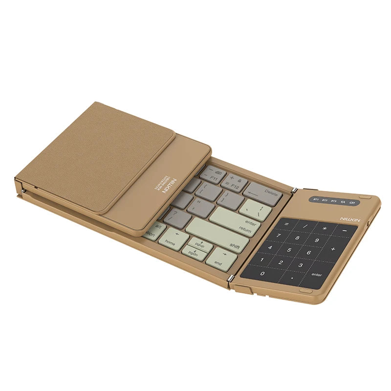 NILLKIN Klappbare Bluetooth-Spieltastatur, kabellos, iPad, Handy, Tablet, universelles Notebook, kompakt, tragbar, Gaming-Tastatur