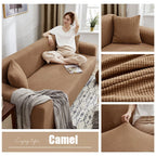 Elastischer Jacquard-Sofabezug für Wohnzimmer, schmutzabweisend, waschbar, Sessel, Sofa, Schonbezug, Schutz für Zuhause, Couch, Dekor, 1/2/3/4 Sitz