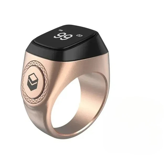 Zikr Ring M02 – Smarter Muslimischer Gebetszähler mit WLAN & App, IP68, 18/20 mm