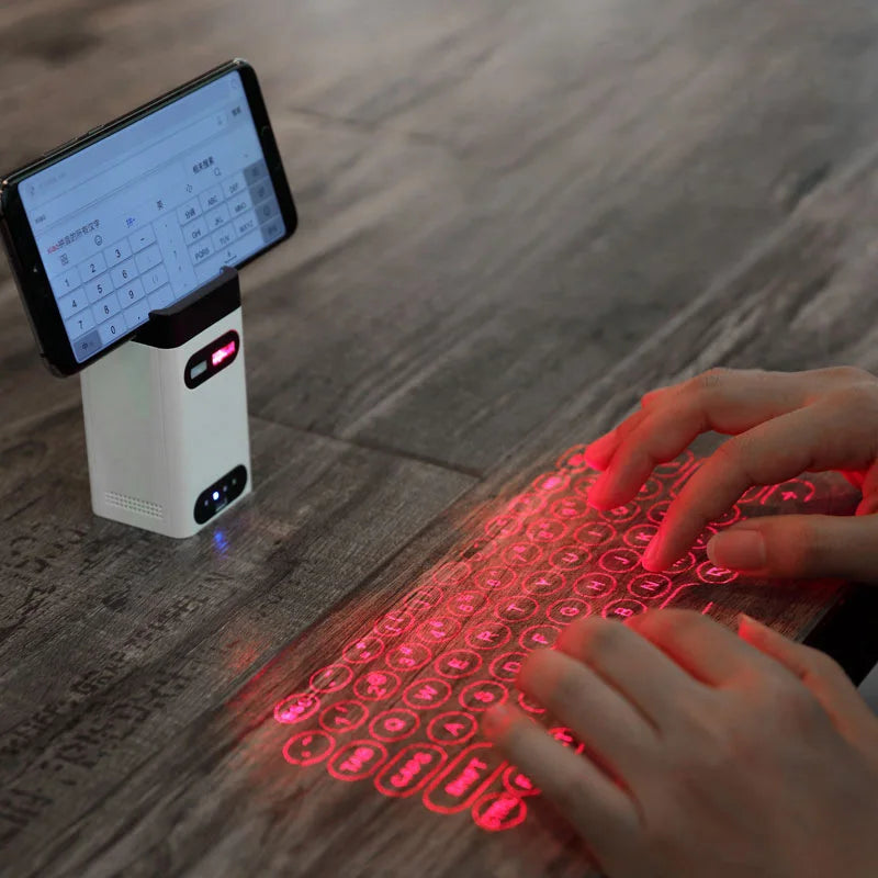 M1/KB560S Tragbare Mini Touch Tastatur Bluetooth Virtuelle Laser Tastatur Drahtlose Projektion Für Computer Telefon Laptop