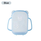 Quetschbeutel-Halter in Bärenform – Auslaufsicherer Snackhalter für Babys und Kleinkinder