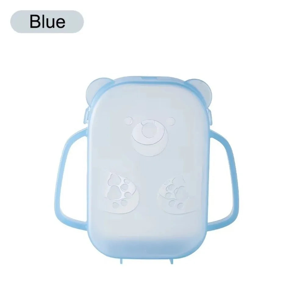 Quetschbeutel-Halter in Bärenform – Auslaufsicherer Snackhalter für Babys und Kleinkinder