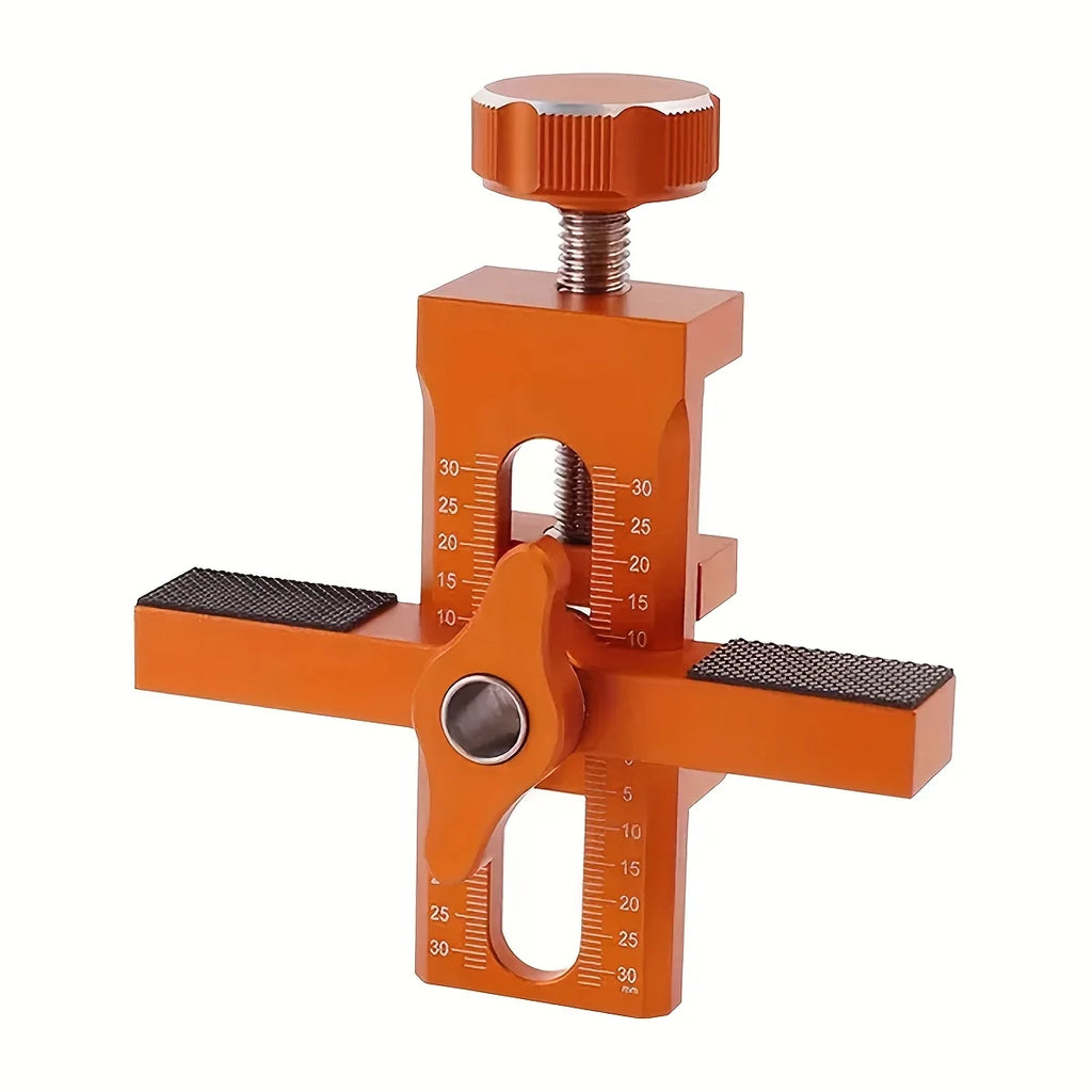 2-in-1-Schranktürform, langlebig und präzise mit verstellbarem Führungsstift, 3 Bohrer und Präzisionswaagen