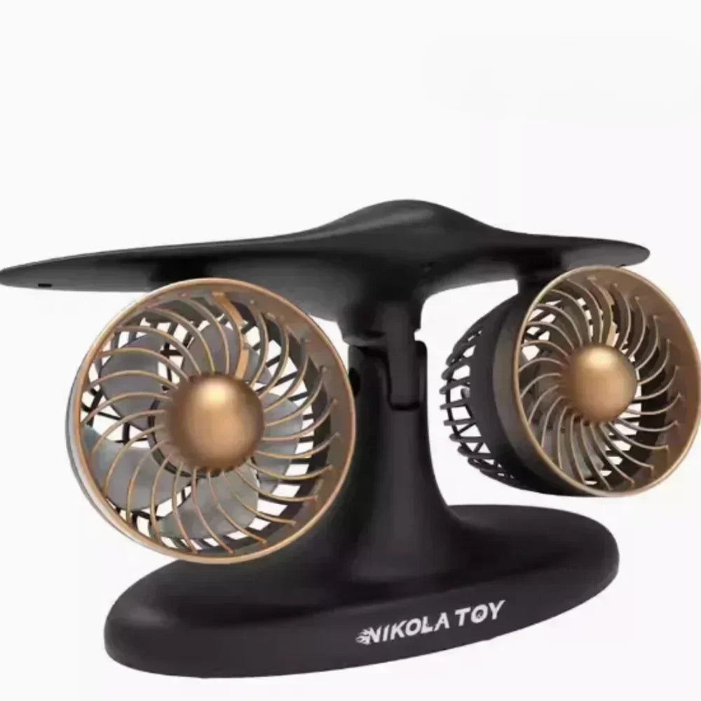 Für kreative Flugzeuge: Top-Tischventilator der zweiten Generation, J2, 8000 mAh, extrem lange Laufzeit, extrem starker Wind, Spielzeuggeschenk