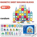 Magnetische Fliesen für Kinder im Alter von 3–5 Jahren, 4–8 Magnetspielzeug für 3 4 5 6 7 8+ Jahre alte Jungen, Mädchen, Kleinkinder, magnetische Bausteine, Vorschule