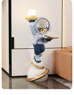 Moderne nordische Stil Wohnkultur Astronaut stand große Ornamente Skulptur Harz Handwerk Statue Schlafzimmer Einweihungsgeschenk
