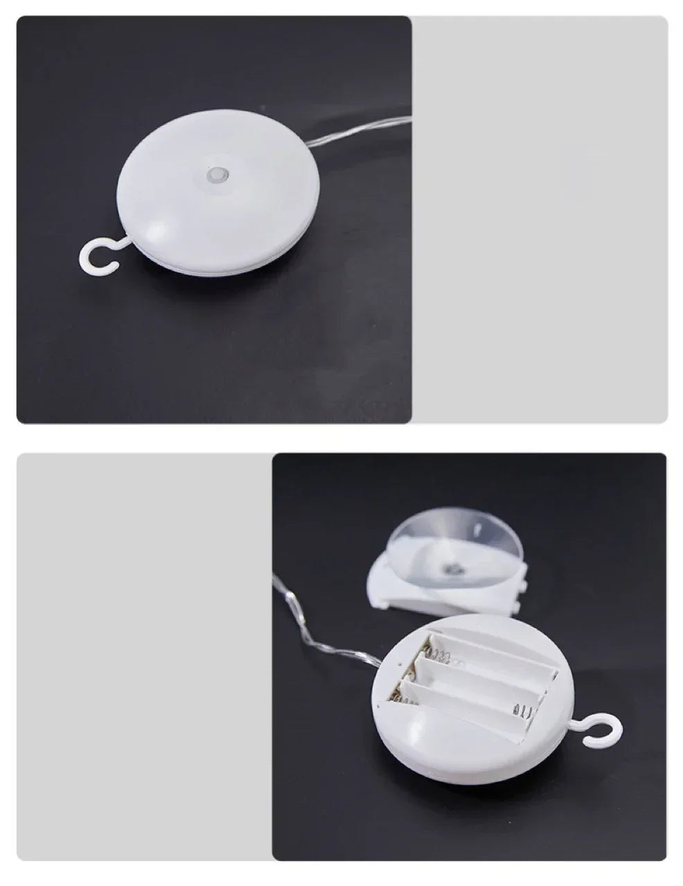 LED-Licht Schneeflocke Weihnachtsmann Fenster Ornamente Dekoration für Zuhause Weihnachten Navidad Neujahr Weihnachten Dekor Fee Lampe Lichterketten