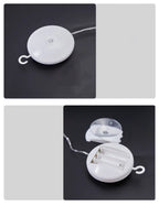 LED-Licht Schneeflocke Weihnachtsmann Fenster Ornamente Dekoration für Zuhause Weihnachten Navidad Neujahr Weihnachten Dekor Fee Lampe Lichterketten