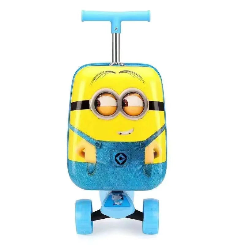 Niedlicher Cartoon-Kinderroller-Koffer auf Rädern