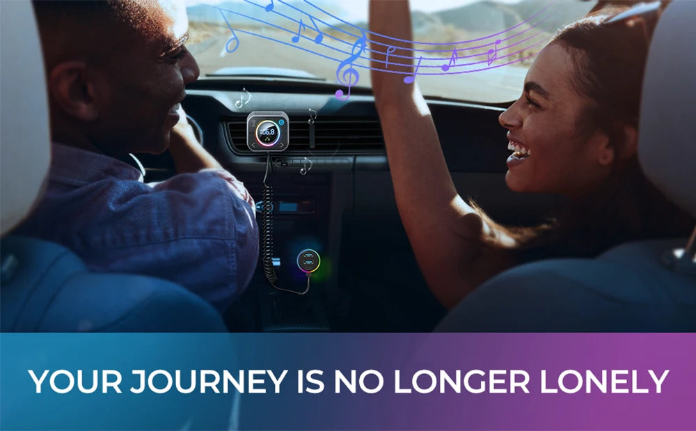 Joyroom auto bluetooth 5,3 fm/aux sender auto adapter freihändig anrufen 3 schnell la deans chlüsse sender ladegerät pd qc 3,0