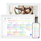 TABWEE P10 10,1 Zoll WiFi-Digitalkalender, intelligentes Touchscreen-Interaktives Display für Familienpläne, Aufgabendiagramm, digitales Foto