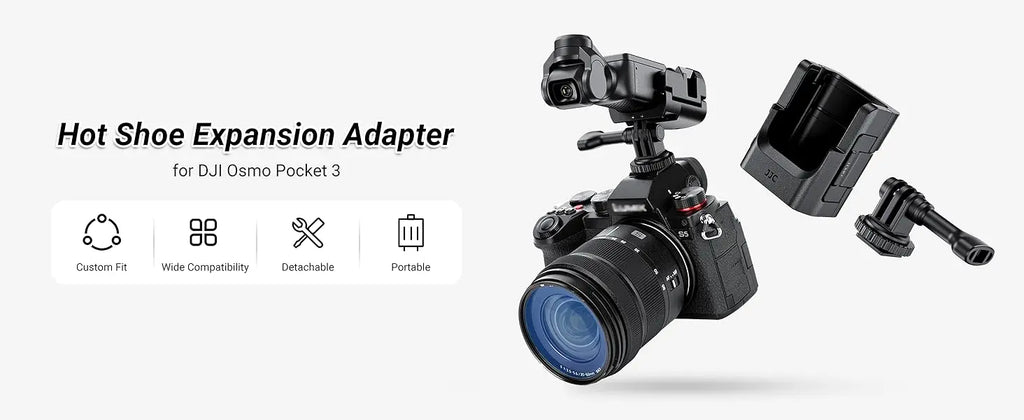 JJC Osmo Pocket 3 Mini-LED-Licht, magnetisches Fülllicht, Video-Selfie-Licht für DJI Osmo Pocket 3, wiederaufladbare Zusatzbeleuchtung