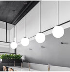 Nordische Glaskugel Pendel leuchten Messing schwarz Hängelampe modernes Wohnzimmer Esszimmer Schlafzimmer Dekor Decken leuchte Haus Lampen für Schlafzimmer Wohnzimmer Korridor Licht Balkon Lichter Decken leuchten