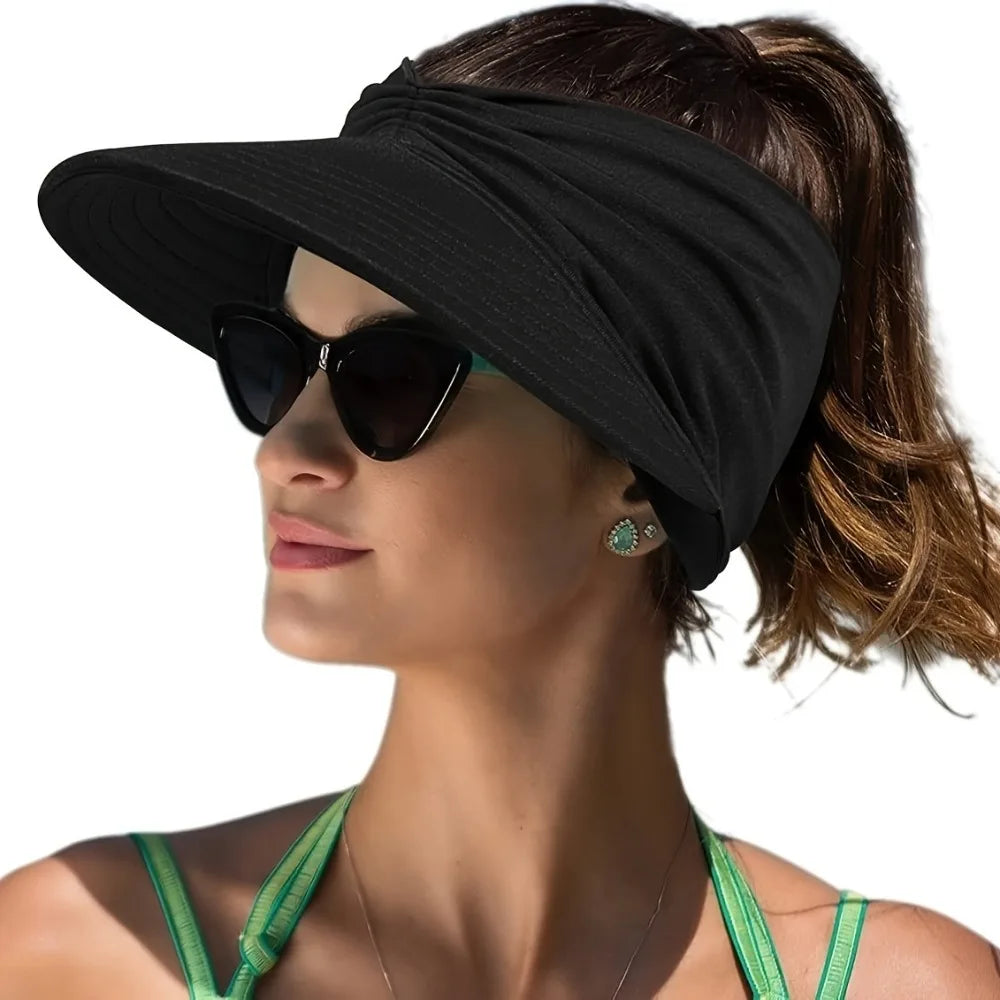 Damen Sonnenblende – Leichter Sommerhut für Strand, Reisen & Outdoor