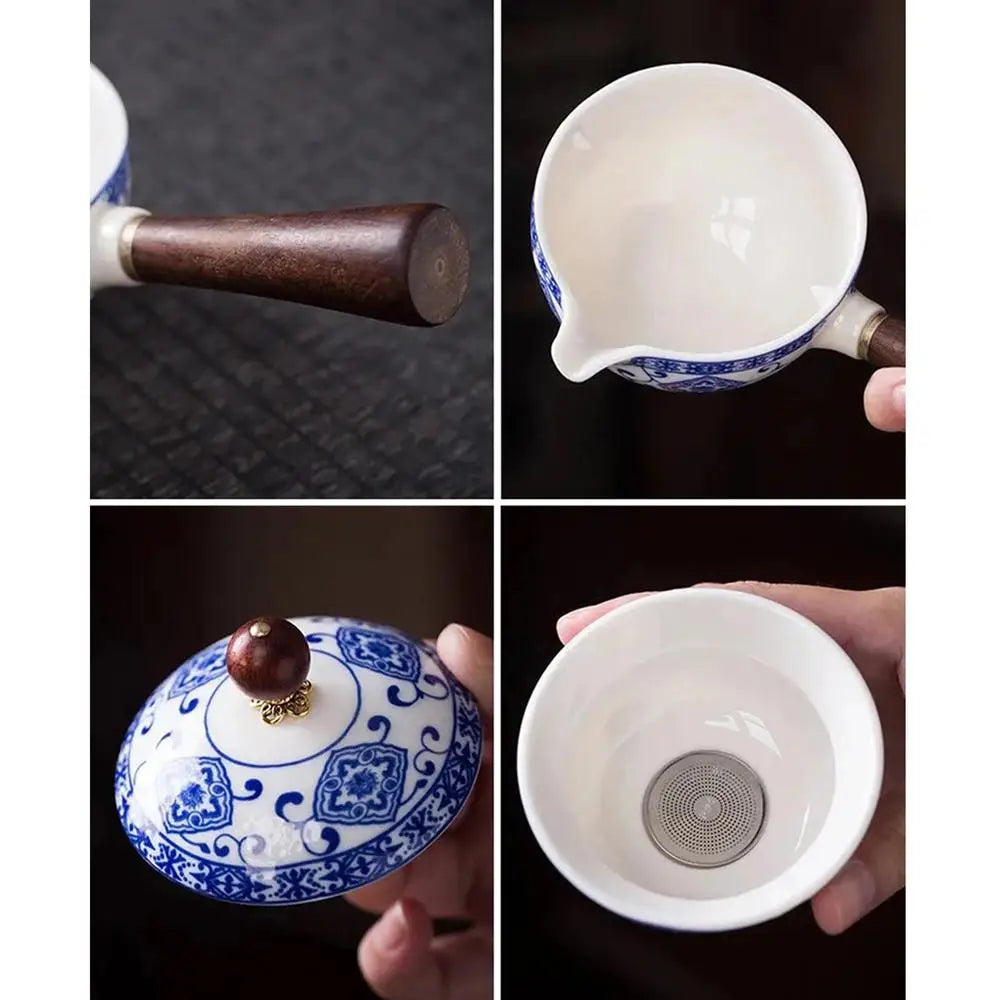Keramik Teekanne Chinesische Gongfu Teekanne 160 ml Tee Maker Infuser 360 Rotation Einzigen Topf Tragbare Chinesische Gongfu Tee Liefert