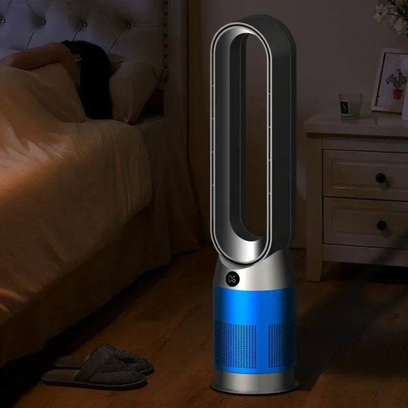 42-Zoll-220-V-Lüfter ohne Flügel, Dual-Purpose-Kühlung und Heizung, leise Heizung für zu Hause, schnelle Luftzirkulation und Reinigungsturm