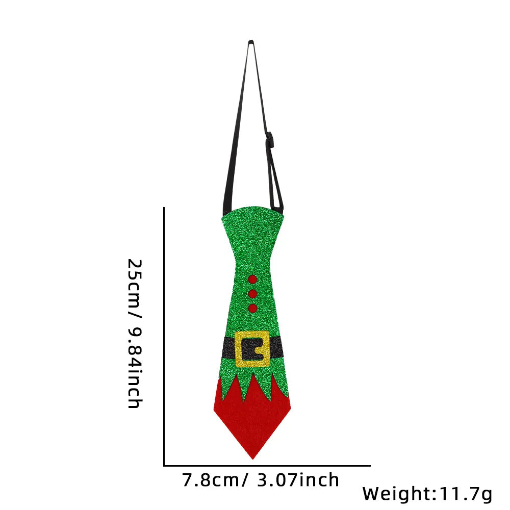 Filz Weihnachts krawatten, Weihnachts schmuck, Schneemann, Elch, Weihnachts baum, Krawatten für Kinder, Weihnachts feier dekorationen