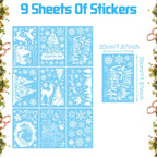 Weihnachts-Fensteraufkleber, Frohe Weihnachten, Dekorationen für Zuhause, 2025, Weihnachts-Wandaufkleber, Kinderzimmer, Neujahr, Dekoration 2026