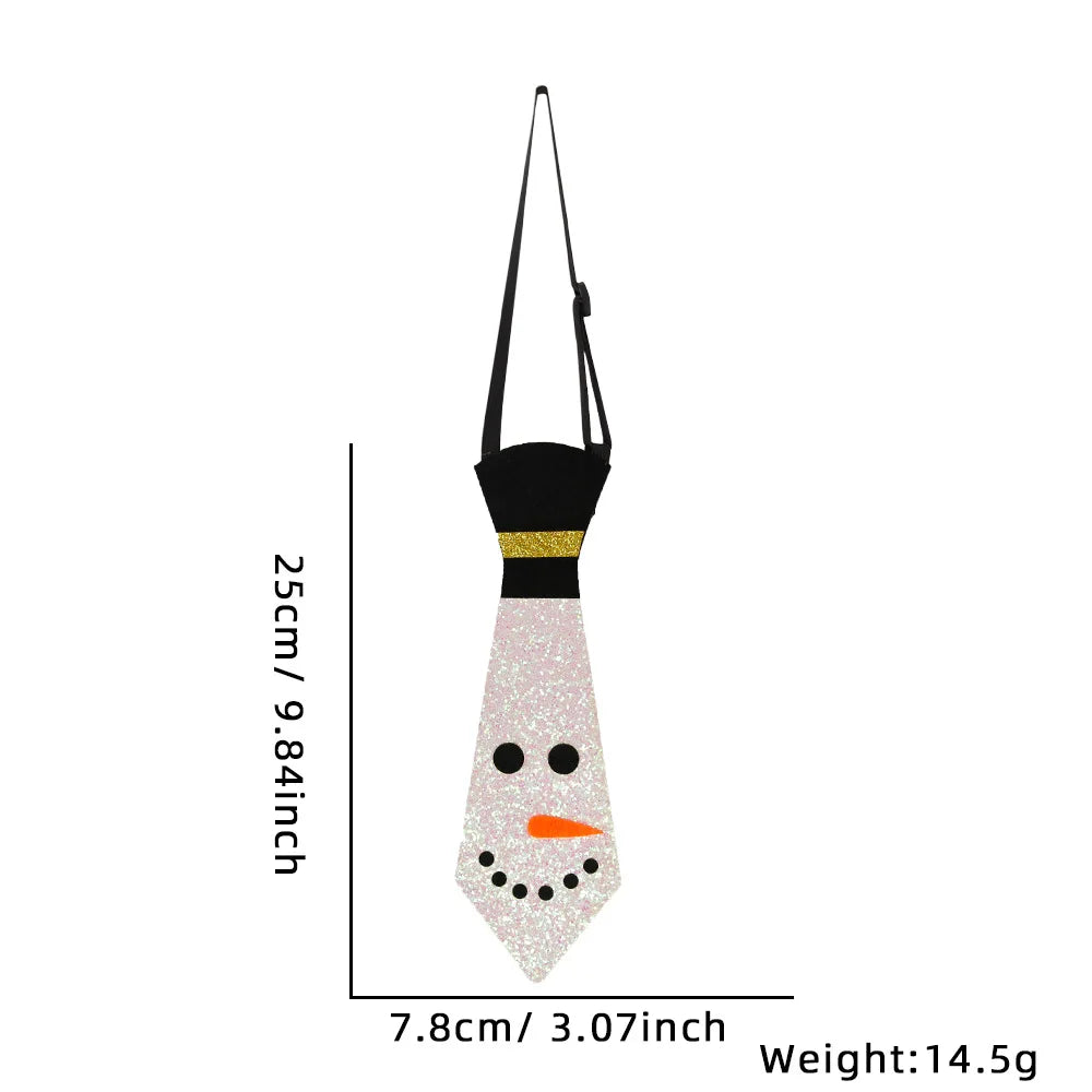 Filz Weihnachts krawatten, Weihnachts schmuck, Schneemann, Elch, Weihnachts baum, Krawatten für Kinder, Weihnachts feier dekorationen
