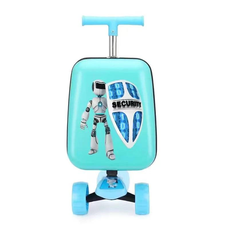 Niedlicher Cartoon-Kinderroller-Koffer auf Rädern