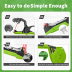 Leichte Pflanzenbindemaschine, Gartenpflanzenrebe, Tapetool für Gemüse, Trauben, Tomaten, Gurken, Pfeffer, Tapener, Bänder, Bindewerkzeug