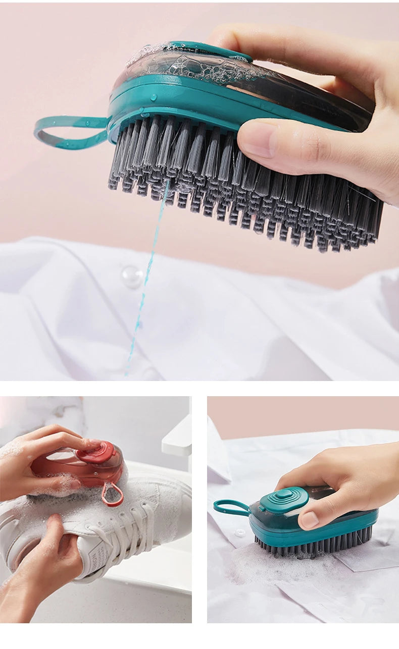 Automatische flüssigkeits gefüllte Wasch bürste Kleidung & Hüte Reinigungs bürste multifunktion ale Haushalts wasch bürste liefert