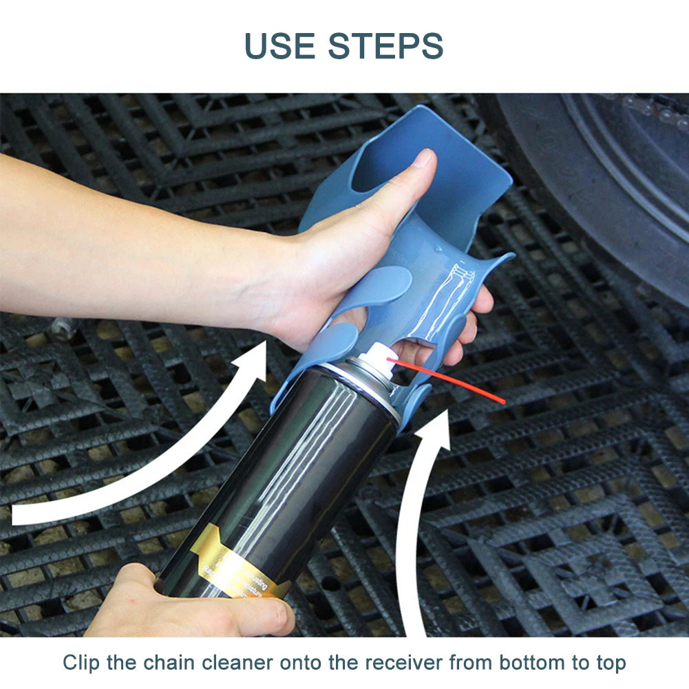 Motorrad Bike Kette Reiniger Werkzeug Splash Proof Tragbare Tragen-beständig Dark Blau Fett Lagerung Werkzeug für Motorräder