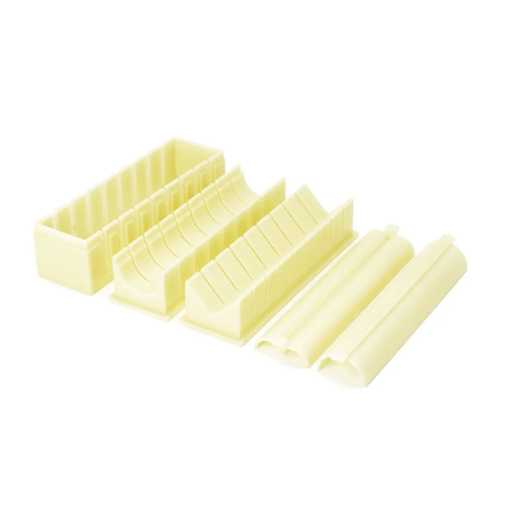 Neue 3 stücke Sushi Maker Ausrüstung Kit Kunststoff Kimbap Sushi Rollen Form Runde Quadratische Herz-förmigen Sushi, Der Werkzeuge kuchen Rolle Form