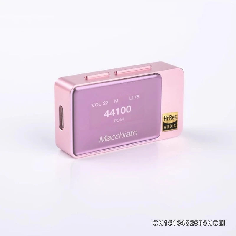 【Zuno Choice】iBasso Macchiato Kopfhörerverstärker, tragbarer DAC-AMP, Typ C, Dual CS43131-Chips, DSD256X 2, unterstützt 3,5-mm-Mikrofon für PC