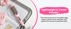 Thermobürste Blowout Boost, 1,5 Zoll beheizte Rundbürste für Blowout-Look, Dual-Voltage-Negativ-Ionen-Technologie 6-Temperaturmodus
