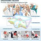 Memory-Schaum Nackenkissen 2-in-1 – Orthopädisch, ergonomisch, Anti-Schnarchen, 4 Farben