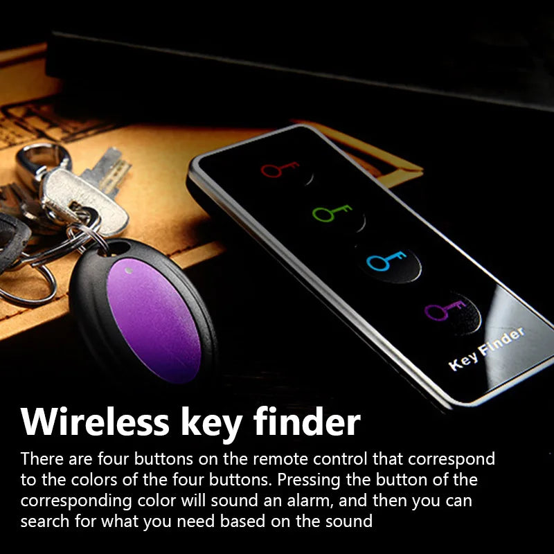 Neuer 4-in-1 Wireless Key Finder Home Anti-Verlust-Geräte Handy-Finder Multifunktions-Tasten-Locator-Tracker für Kinder und Haustiere