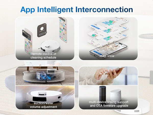 ECOVACS T30C Pro Omni GEN 2 Staubsaugerroboter, Kehren, 25.000 Pa, Staubsaugersammler, Heißluft-Trockenbodenreinigung, Haushaltsgeräte