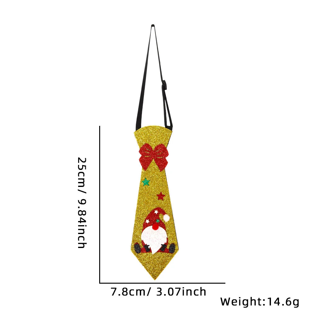 Filz Weihnachts krawatten, Weihnachts schmuck, Schneemann, Elch, Weihnachts baum, Krawatten für Kinder, Weihnachts feier dekorationen
