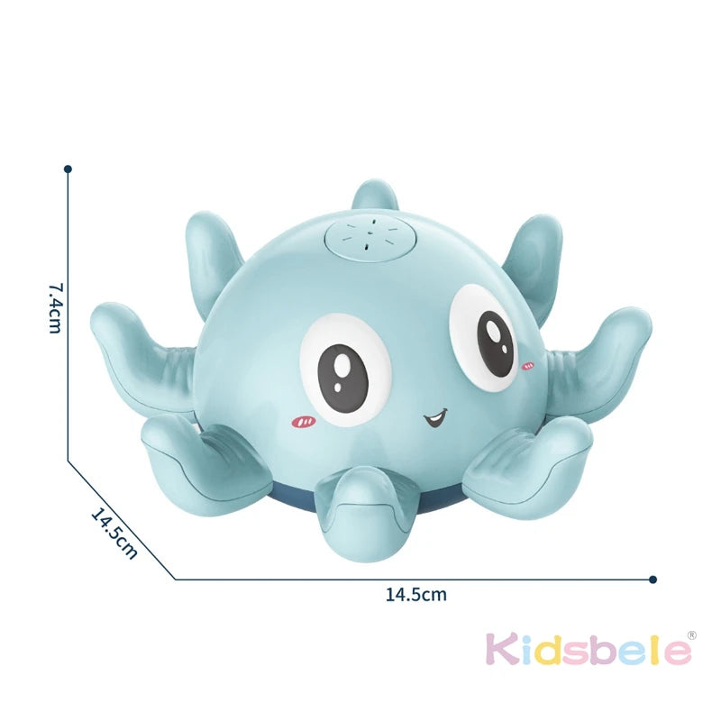Baby Badespielzeug Oktopus – Leuchtend, Musik & Wasserspritzer